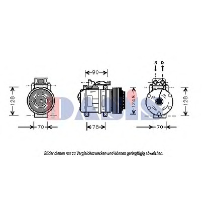 Foto Compressore, Climatizzatore AKS DASIS 850745N