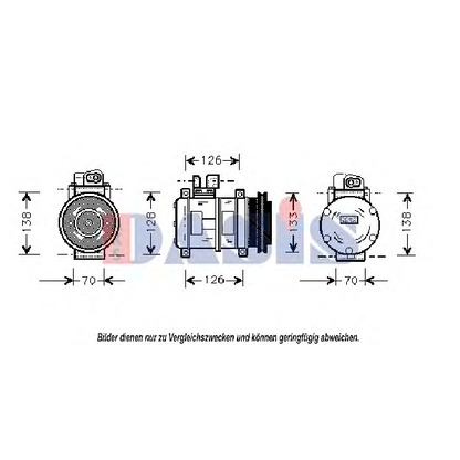 Photo Compressor, air conditioning AKS DASIS 850766N