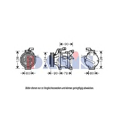 Foto Kompressor, Klimaanlage AKS DASIS 850769N