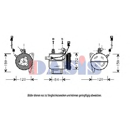 Foto Kompressor, Klimaanlage AKS DASIS 850774N