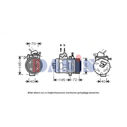 Photo Compressor, air conditioning AKS DASIS 850954T