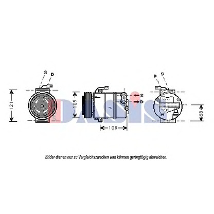 Фото Компрессор, кондиционер AKS DASIS 851028N