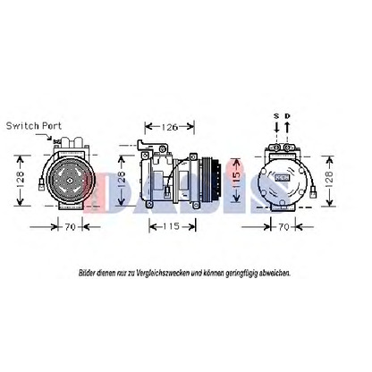 Photo Compressor, air conditioning AKS DASIS 851361N