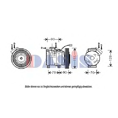 Foto Kompressor, Klimaanlage AKS DASIS 851386N