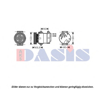 Photo Compressor, air conditioning AKS DASIS 851560N