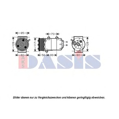 Photo Compressor, air conditioning AKS DASIS 851690N