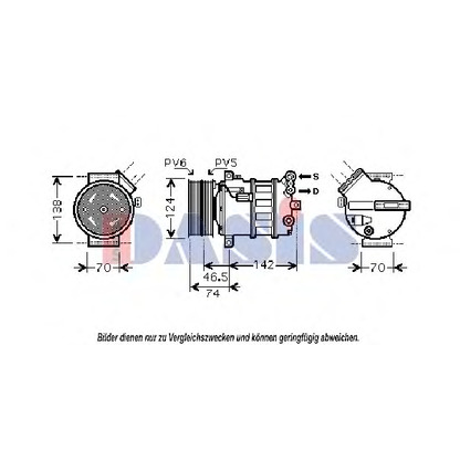 Foto Kompressor, Klimaanlage AKS DASIS 851799N