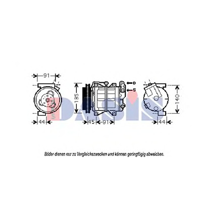 Foto Kompressor, Klimaanlage AKS DASIS 851824N