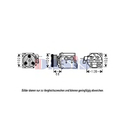 Foto Kompressor, Klimaanlage AKS DASIS 851831N