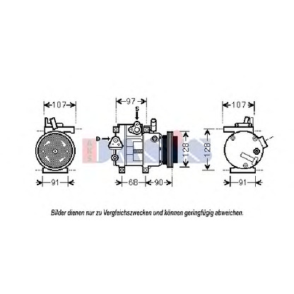 Foto Kompressor, Klimaanlage AKS DASIS 851840N