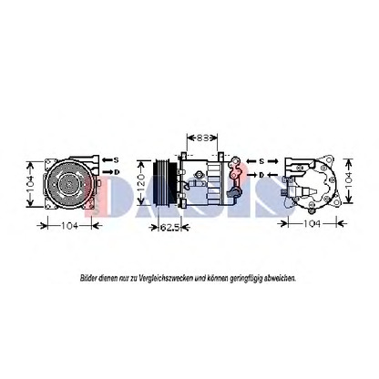 Фото Компрессор, кондиционер AKS DASIS 851869N