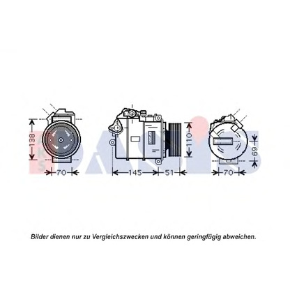 Foto Kompressor, Klimaanlage AKS DASIS 851906N