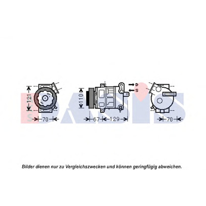 Foto Kompressor, Klimaanlage AKS DASIS 851976N