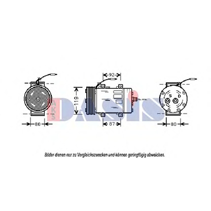 Foto Zylinderkopf, Kompressor AKS DASIS 852087N