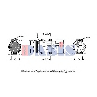 Photo Compressor, air conditioning AKS DASIS 853020N