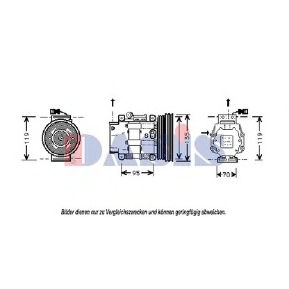 Фото Компрессор, кондиционер AKS DASIS 853830N