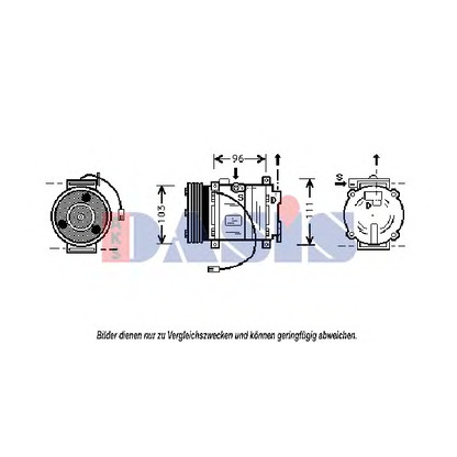 Photo Compressor, air conditioning AKS DASIS 858395N