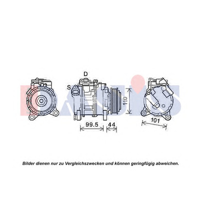 Photo Compressor, air conditioning AKS DASIS 852801N