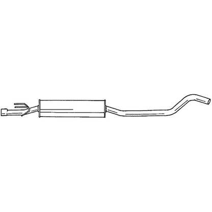 Photo Middle Silencer AKS DASIS SG40455