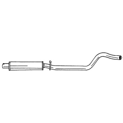 Zdjęcie Tłumik srodkowy AKS DASIS SG40416