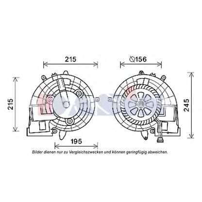 Foto Ventilador habitáculo AKS DASIS 128172N