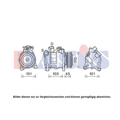 Photo Compressor, air conditioning AKS DASIS 852743N