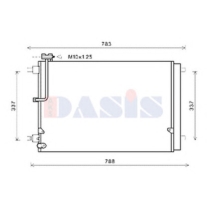 Photo Condenser, air conditioning AKS DASIS 482032N