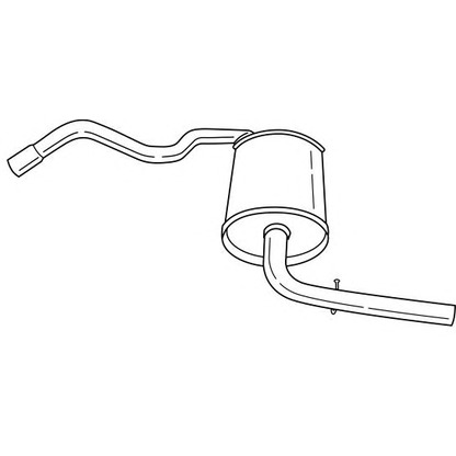 Foto Silenziatore posteriore AKS DASIS SG72604