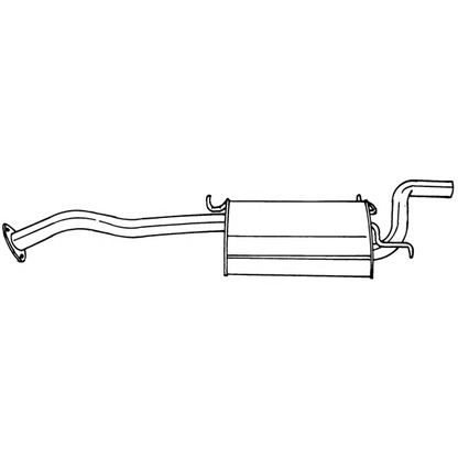 Foto Silenciador posterior AKS DASIS SG34600