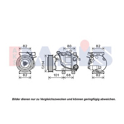 Photo Compressor, air conditioning AKS DASIS 852824N
