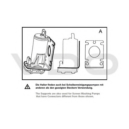 Foto Bomba de agua de lavado, lavado de parabrisas VDO 246075015001Z