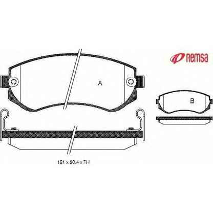 Foto Kit pastiglie freno, Freno a disco METZGER 031712