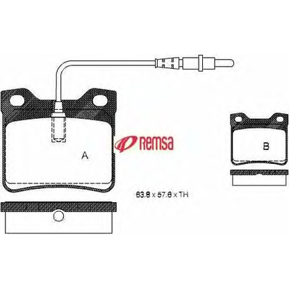 Foto Kit pastiglie freno, Freno a disco METZGER 032102