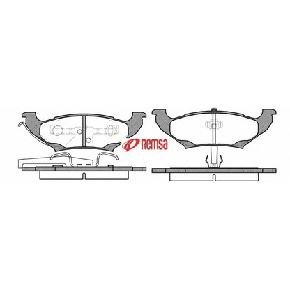 Photo Brake Pad Set, disc brake METZGER 1170170