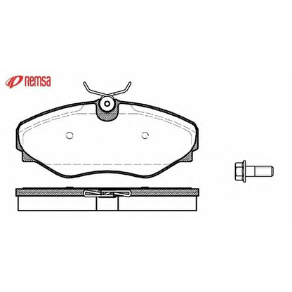 Photo Brake Pad Set, disc brake METZGER 083420