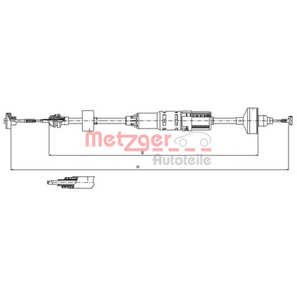 Photo Clutch Cable METZGER 103443