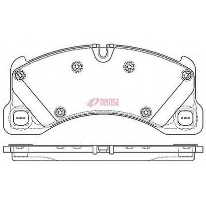 Photo Brake Pad Set, disc brake METZGER 134500