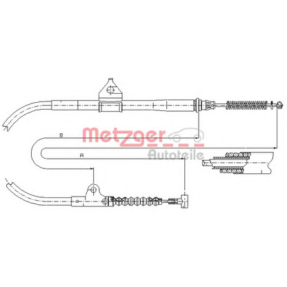 Foto Seilzug, Feststellbremse METZGER 170203