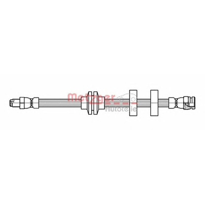 Foto Tubo flexible de frenos METZGER 4118500