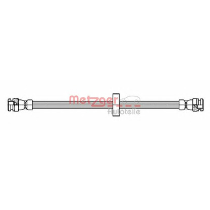 Foto Tubo flexible de frenos METZGER 4118507