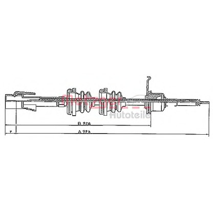 Foto Tachowelle METZGER S31024