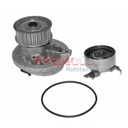 Photo Water Pump & Timing Belt Kit METZGER WMZ607WP