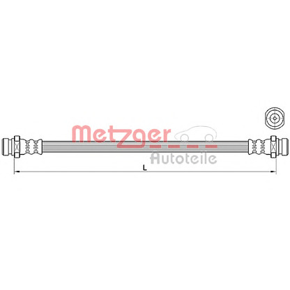 Photo Flexible de frein METZGER 4110640