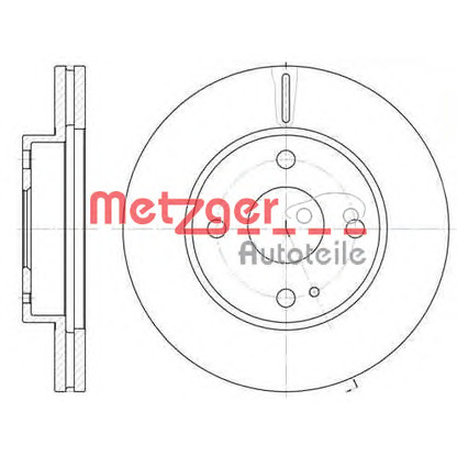 Foto Disco  freno METZGER 605610