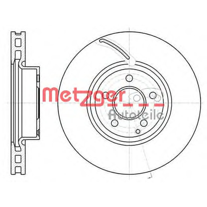 Foto Disco  freno METZGER 6106710