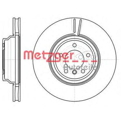 Photo Brake Disc METZGER 6108010