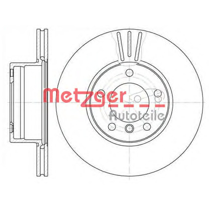 Foto Disco  freno METZGER 651410