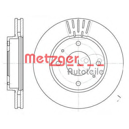 Фото Тормозной диск METZGER 663310