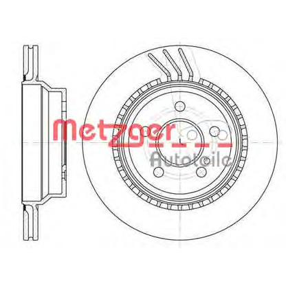 Photo Brake Disc METZGER 676010