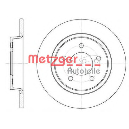 Foto Disco  freno METZGER 688000